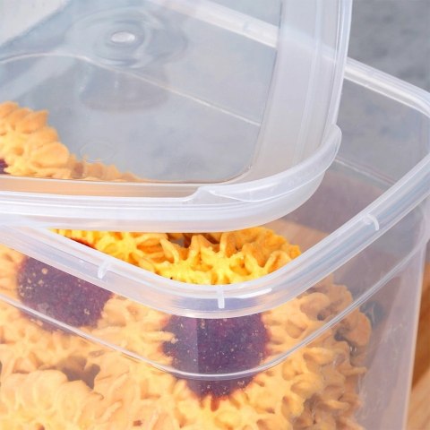 Pojemnik na Sypkie Piętrowany 1,85 L VILDE z Pokrywką Zamykany 16,5 x 16 cm