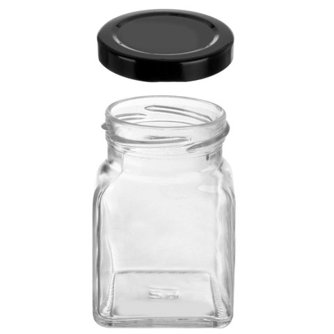 Pojemnik Szklany na Przyprawy 170 ml ORION z Metalową Nakrętką 9,5 x 5,5 cm
