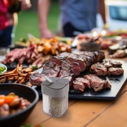 Pojemnik na Przyprawy 4 Przegrody ORION z Dozownikiem Naklejki 8,5 x 6,5 cm