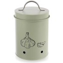 Pojemnik Metalowy na Czosnek 1,4 L ORION z Wentylacją 18,5 x 11,5 cm