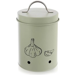 Pojemnik Metalowy na Czosnek 1,4 L ORION z Wentylacją 18,5 x 11,5 cm