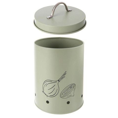Pojemnik Metalowy na Cebulę 2,4 L ORION z Wentylacją 20,5 x 14 cm