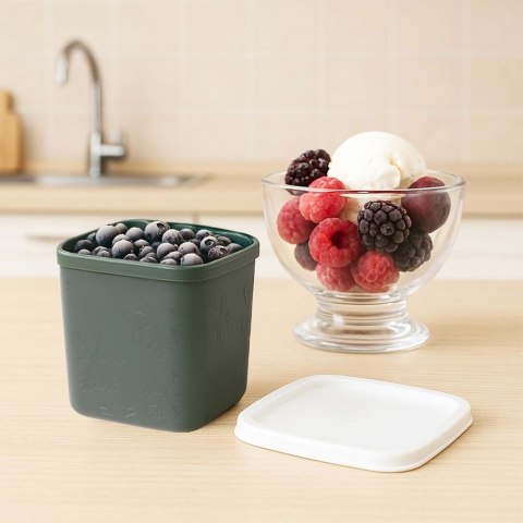 Pojemnik na Żywność Sypką Szczelny ORION 380 ml Zmywarka Mrożenie 8 x 8 cm