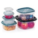 Zestaw 6 Pojemników na Żywność Szczelny Tworzywo EXCELLENT HOUSEWARE