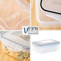 Zestaw 4 Pojemników Lunchbox Prostokąt Szczelny VILDE Mikrofala Zmywarka