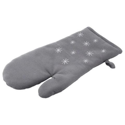 Rękawica Kuchenna Płatek Śniegu Magnes Bawełna Szara 325 cm ORION