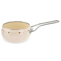 Rondel Emaliowany TONCA Retro Kremowy 1,1 L ORION 15 cm Indukcja