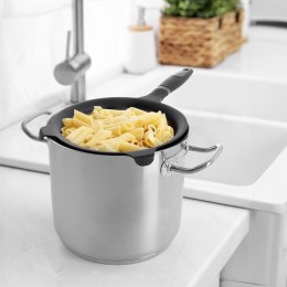 Sitko Kuchenne Czarne z Uchwytem Stal 19,5 cm Zmywarka ORION