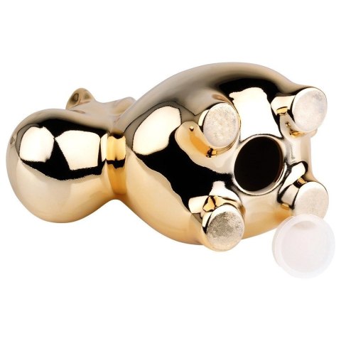 Skarbonka Ceramiczna Złota Lustrzana Jednorożec Prezent VILDE 18x10,5 cm