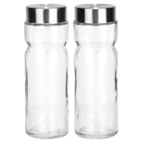 Solniczka i pieprzniczka szklana 170 ml 2 szt.
