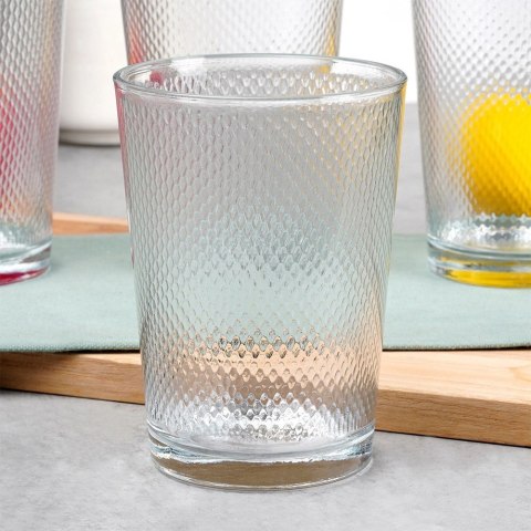 Szklanki Zestaw 6 szt. 425 ml EXCELLENT HOUSEWARE Grube Zdobione