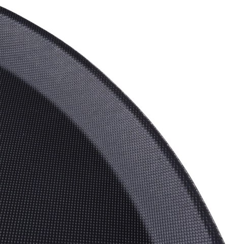 Taca do Serwowania Kelnerska Antypoślizgowa Czarna Okrągła VILDE 35 cm