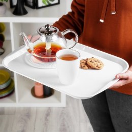 Taca do Serwowania Plastikowa Antypoślizgowa 43,5 x 31,5 cm ORION Biała