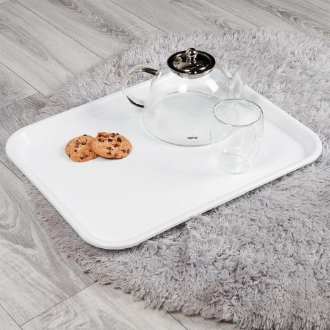 Taca do Serwowania Plastikowa Antypoślizgowa 45,5 x 35,5 cm ORION Biała