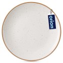 Talerz Deserowy Ceramiczny Beżowy 20 cm ORION Kamionkowy Brzeg Zmywarka