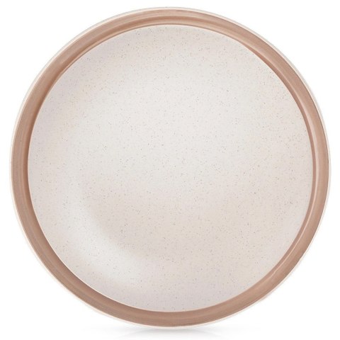 Talerz Deserowy Ceramiczny Beżowy NAVA ARTHENA 20,5 cm Zmywarka