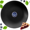 Talerz Deserowy Ceramiczny Czarny Matowy 20,5 cm ORION Zmywarka