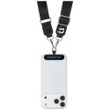 Karl Lagerfeld Universal Crossbody Strap Tether Patch Choupette Metal Logo - Uniwersalny pasek / smycz do telefonu (czarny)