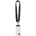 Karl Lagerfeld Universal Crossbody Strap Tether Patch Choupette Metal Logo - Uniwersalny pasek / smycz do telefonu (czarny)