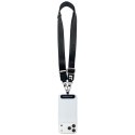 Karl Lagerfeld Universal Crossbody Strap Tether Patch Karl Metal Logo - Uniwersalny pasek / smycz do telefonu (czarny)