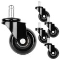 Kółka do Fotela Kauczukowe Obrotowe VILDE 5 cm Śr. 11 mm 5 szt.
