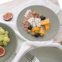 Talerz Deserowy Ceramiczny Zielony Matowy 20,5 cm ORION Zmywarka