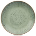 Talerz Deserowy Ceramiczny Zielony GLAZE 20,5 cm ORION Szkliwiony