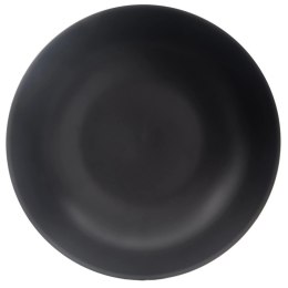 Talerz Obiadowy Głęboki Ceramiczny Czarny Matowy 800 ml ORION