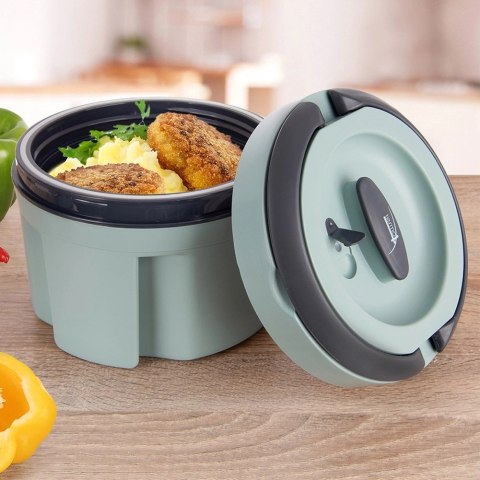 Termos Obiadowy TERMO Szczelny 2,4 L ORION Zielony Do Długiego Utrzymywania Temperatury