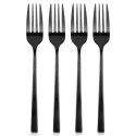 Widelczyki Deserowe Stal Czarne 15 cm EXCELLENT HOUSEWARE Zestaw 4 szt.