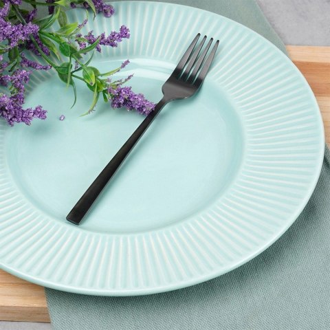 Widelczyki Deserowe Stal Czarne 15 cm EXCELLENT HOUSEWARE Zestaw 4 szt.