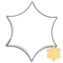 Wykrawacz do Ciastek Gwiazdka 5,5 cm Stal Nierdzewna do Zmywarki ORION