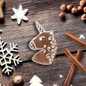 Wykrawacz do Ciastek Jednorożec 9 cm Stal Nierdzewna do Zmywarki ORION