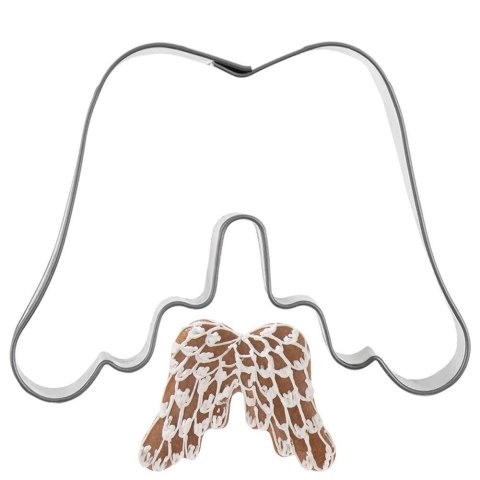 Wykrawacz do Ciastek 11 cm ORION Skrzydła Anioła Stal Nierdzewna Duży