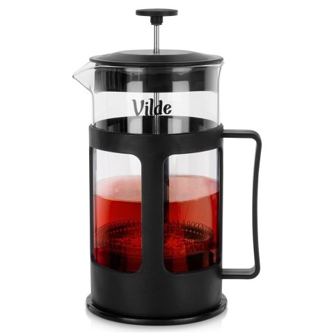 Zaparzacz Tłokowy 1 L VILDE French Press Szkło Borokrzemowe Tłok