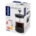 Zaparzacz Tłokowy 400 ml ORION BLACK French Press Szkło i Stal