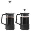 Zaparzacz Tłokowy 650 ml ORION BLACK French Press Szkło i Stal