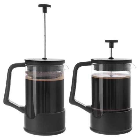 Zaparzacz Tłokowy 650 ml ORION BLACK French Press Szkło i Stal