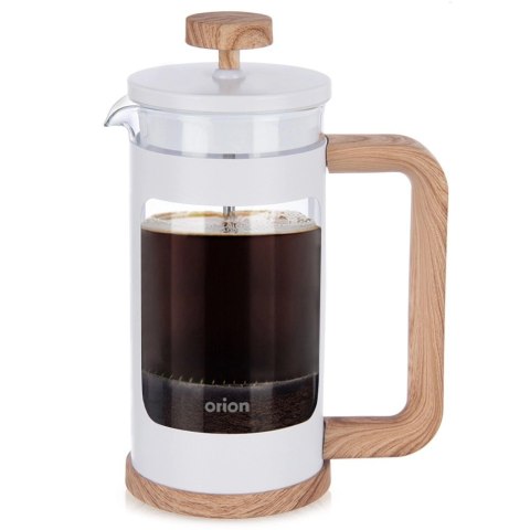 Zaparzacz Tłokowy 400 ml ORION WHITELINE French Press Szkło Tłok
