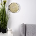Zegar na Ścianie Ścienny Złoty Biały Dekoracyjny Brokatowy VILDE 29,5 cm