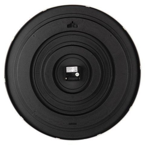 Zegar Ścienny 50 cm VILDE Okrągły Biały Duży Złote Wskazówki Cichy