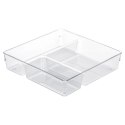 Organizer do Szuflady z Przegródkami 23 x 23 x 5,5 cm VILDE Przezroczysty