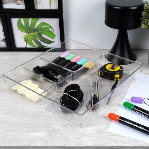 Organizer do Szuflady z Przegródkami 31 x 31 x 5,5 cm VILDE 4 Przegródki