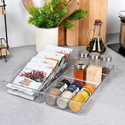 Organizer do Szuflady z Przegródkami 31 x 31 x 5,5 cm VILDE 4 Przegródki