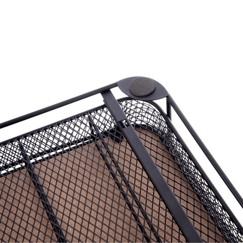 Pojemnik na Kapsułki do Kawy Metalowy 30,5 x 24 x 6,5 cm ORION Czarny Loft