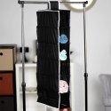 Organizer Wiszący do Szafy 6 Półek 30 x 15 x 84 cm STORAGE SOLUTIONS Czarny