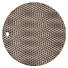 Podstawka pod Garnek Silikonowa Beżowa 17,5 cm ORION Odporna na Ciepło