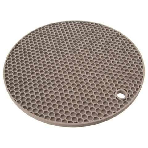 Podstawka pod Garnek Silikonowa Beżowa 17,5 cm ORION Odporna na Ciepło