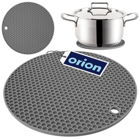 Podstawka pod Garnek Silikonowa Szara 17,5 cm ORION Odporna na Ciepło