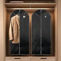 Zestaw 2 Pokrowce na Ubrania Długie Garnitur Sukienka VILDE 60 x 150 cm